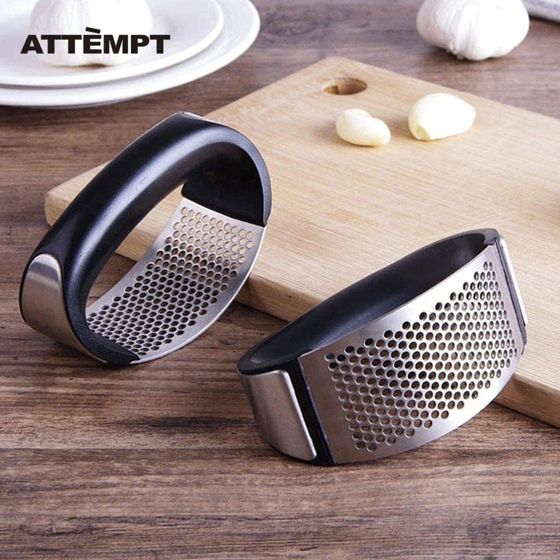 Espremedor Amassador Triturador De Alho Inox Manual Cozinha Garlic Press