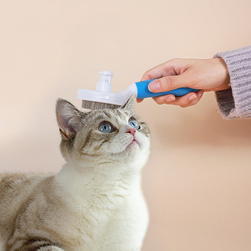 Escova Removedora Tira Pelos Dos Pets Cães E Gatos