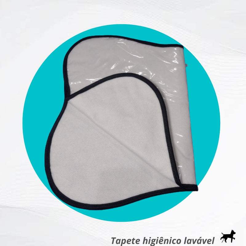 Tapete Higienico lavável para cachorros, reutilizável impermeável para pets 01 UN.