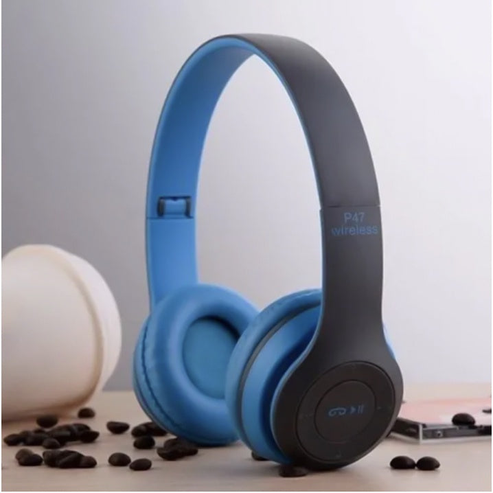 Fone P47 Headphone Sem Fio Estéreo Redução de Ruídos Bluetooth 5.0 Universal