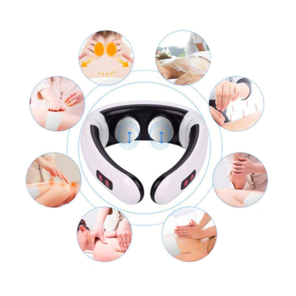 Massageador de Pescoço Elétrico Ultra Railess Original - Frete Grátis